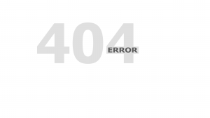 Page 404 error